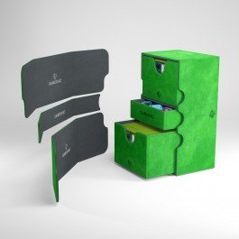 Gamegenic Stronghold 200+Convertible Green Deck Box