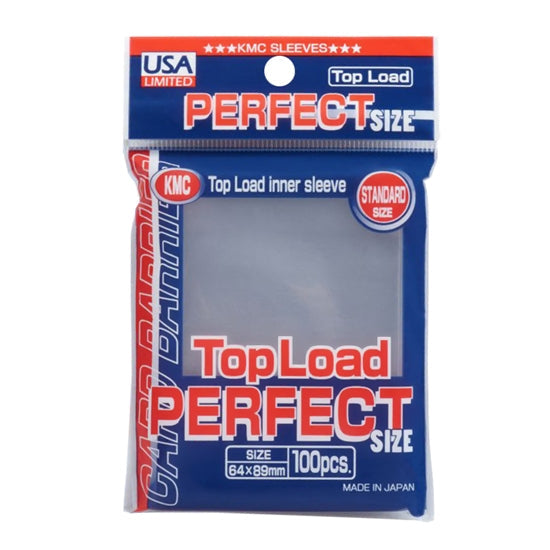 KMC Perfect Size Sleeves - Clear 100ct