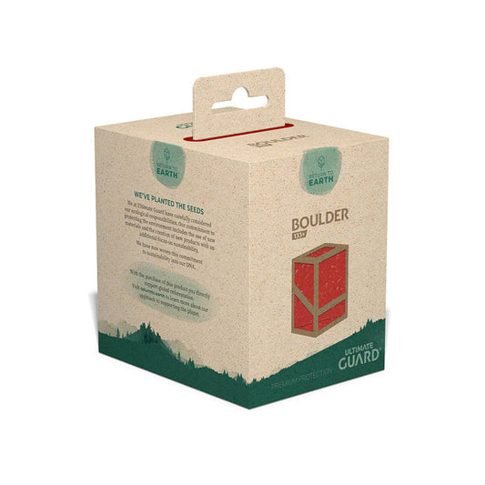 Ultimate Guard Boulder 133+ Deck Box Return To Earth - Red