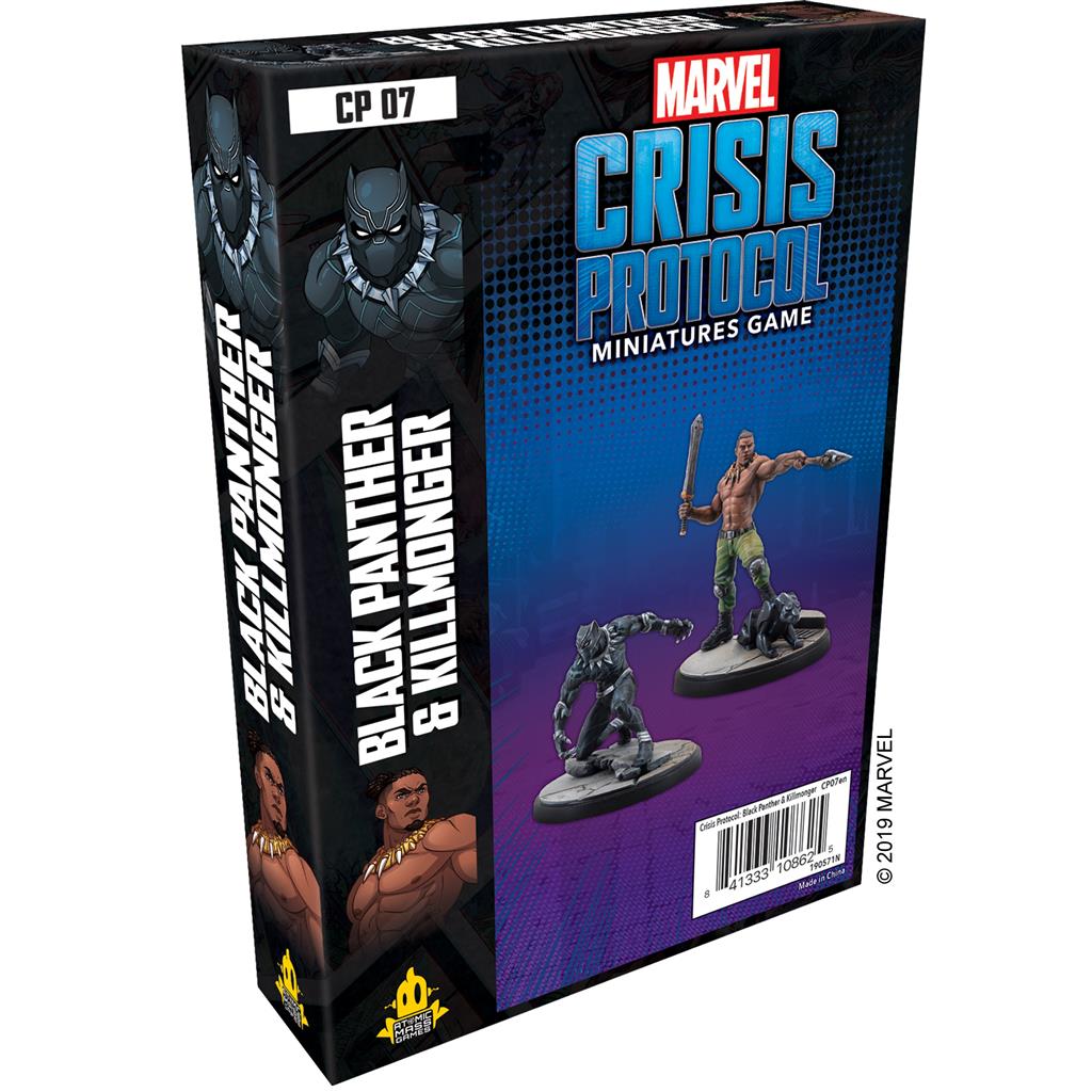 Marvel Crisis Protocol: Black Panther And Killmonger Minatures