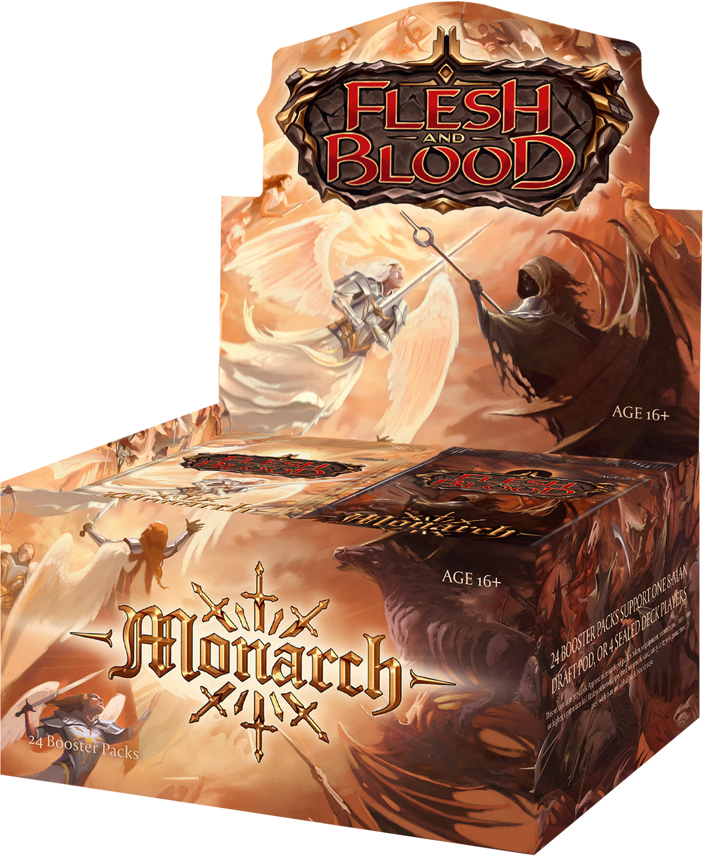 Flesh And Blood TCG Monarch Unlimited Booster Display