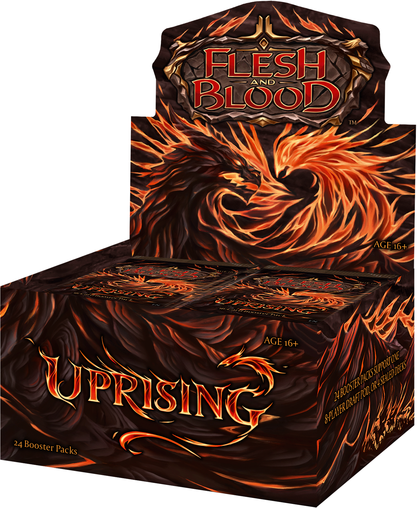 Flesh And Blood TCG Uprising Booster Display